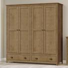 Guarda Roupa Casal 176cm 4 Portas 2 Gavetas Lázio Freijó F07 - Mpozenato