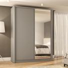 Guarda Roupa Casal 190cm com Laterais Curvas e Espelho
