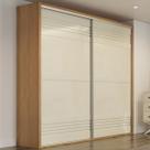 Guarda-Roupa Casal 2 Portas 2 Gavetas 100% Mdf Freijo/Off White Tw602 Dalla Costa