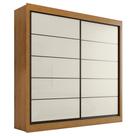 Guarda Roupa Casal 2 Portas 4 Gavetas Blumenau Cinamomo Areia - Saga Decor