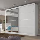 Guarda Roupa Casal 2 Portas 4 Gavetas com Espelho Verona Plus em MDF Made Marcs Guarda Roupa Casal 2 Portas 4 Gavetas com Espelho Verona Plus em MDF Made Marcs