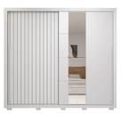 Guarda Roupa Casal 2 Portas 4 Gavetas Romanus Branco Caemmun