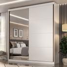 Guarda-Roupa Casal 2 Portas com Espelho Star