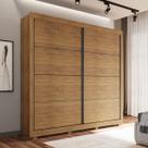 Guarda Roupa Casal 2 Portas Correr 4 Gavetas Copacabana Cedro - Rud Rack