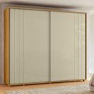 Guarda Roupa Casal 2 Portas de Correr 100% MDF com Pés Dali