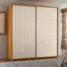 Guarda-Roupa Casal 2 Portas de Correr 100% Mdf com Pés Monet