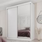 Guarda Roupa Casal 2 Portas de Correr 3 Gavetas Búzios 100% MDF Branco