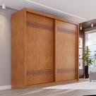 Guarda-Roupa Casal 2 Portas de Correr 3 Gavetas MDF Pietro Laranja/Rubi Guarda-Roupa Casal 2 Portas de Correr 3 Gavetas MDF Pietro Laranja/Rubi