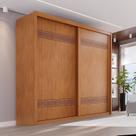 Guarda-roupa Casal 2 Portas de Correr 3 Gavetas Mdf Pietro