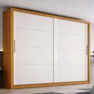 Guarda-Roupa Casal 2 Portas de Correr 4 Gavetas Thor Henn
