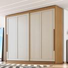 Guarda Roupa Casal 2 Portas de Correr Atraente Zanzini