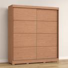 Guarda Roupa Casal 2 Portas de Correr com Pés em MDF