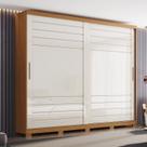 Guarda-roupa Casal 2 Portas Deslizantes 100% Mdf Cayman