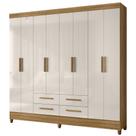 Guarda Roupa Casal 204cm 8 Portas Vitta Freijó/Off Z17 - Mpozenato