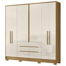 Guarda Roupa Casal 216cm 6 Portas Alabama Freijó/Off Z17 - Mpozenato Guarda Roupa Casal 216cm 6 Portas Alabama Freijó/Off Z17 - Mpozenato