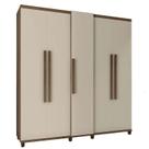 Guarda Roupa Casal 228cm 5 Portas Munique RV Móveis Freijo/Off White