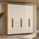 Guarda Roupa Casal 230cm 6 Portas 4 Gavetas Veronese Madetec