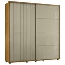 Guarda Roupa Casal 230cm Com 2 Portas Verbena Opala/Cumaru Z10 - Mpozenato