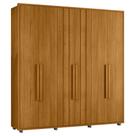 Guarda Roupa Casal 230cm Com 6 Portas Barok Cinamomo Z10 - Mpozenato