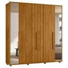 Guarda Roupa Casal 230cm Com Espelho Barok Cinamomo Z10 - Mpozenato