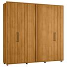Guarda Roupa Casal 250cm Com 6 Portas Vibe Cinamomo Z10 - Mpozenato