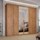 Guarda-Roupa Casal 267cm 6 Portas com Espelho 100% MDF Linhares Espresso Móveis