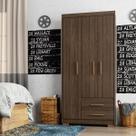 Guarda-roupa Casal 3 Portas 2 Gavetas Primacy Guarda-roupa Casal 3 Portas 2 Gavetas Primacy