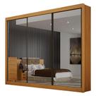 Guarda Roupa Casal 3 Portas 3 Espelhos São Paulo Gold Cinamomo Leifer Móveis Guarda Roupa Casal 3 Portas 3 Espelhos São Paulo Gold Cinamomo Leifer Móveis