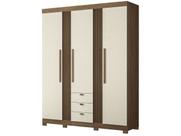 Guarda-roupa Casal 3 Portas 3 Gavetas Santos Andirá Aurora 3.3