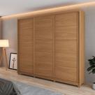 Guarda Roupa Casal 3 Portas 4 Gavetas 100% MDF Maiorca