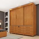 Guarda Roupa Casal 3 Portas 9 Gavetas 199cm Chicago Tcil Móveis