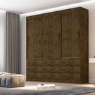 Guarda Roupa Casal 3 Portas 9 Gavetas New Star Sallêto Móveis
