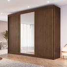 Guarda-roupa Casal 3 Portas de Correr 100% Mdf Chicago
