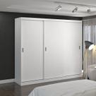 Guarda-Roupa Casal 3 Portas de Correr 2 Gavetas MDFmm774 Espresso Móveis Guarda-Roupa Casal 3 Portas de Correr 2 Gavetas MDFmm774 Espresso Móveis