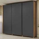 Guarda Roupa Casal 3 Portas de Correr 4 Gavetas Pés 260cm CB03T582 Kappesberg