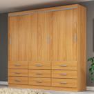 Guarda Roupa Casal 3 Portas de Correr 9 Gavetas Isabela Evidência