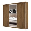 Guarda Roupa Casal 3 Portas De Correr E 3 Espelhos Evidence Minastex