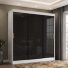 Guarda-Roupa Casal 3 Portas de Correr e 4 Gavetas Flex Capri