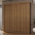 Guarda-Roupa Casal 3 Portas de Correr Rustic Sublime Madesa