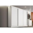 Guarda Roupa Casal 3 Portas e 4 Gavetas Diamond/Londres Branco - Novo Horizonte Guarda Roupa Casal 3 Portas e 4 Gavetas Diamond/Londres Branco - Novo Horizonte