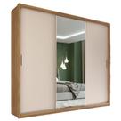 Guarda Roupa Casal 3P 2G Com Espelho 235 cm 32215 Demobile
