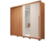 Guarda-roupa Casal 4 Gavetas 2 Portas Caemmun Romanus