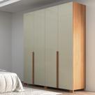 Guarda Roupa Casal 4 Portas 2 Gavetas 100% MDF 180cm Basic W204 Pradel Móveis