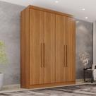 Guarda-Roupa Casal 4 Portas 2 Gavetas França Cinamomo