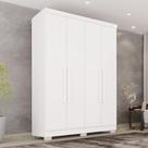 Guarda-roupa Casal 4 Portas 2 Gavetas França
