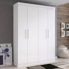Guarda Roupa Casal 4 Portas 2 Gavetas Supreme