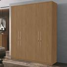 Guarda Roupa Casal 4 Portas 3 Gavetas 100% MDF Spazio