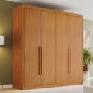 Guarda-Roupa Casal 4 Portas 4 Gavetas Eloá 100% MDF