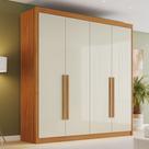Guarda-Roupa Casal 4 Portas 4 Gavetas Eloá 100% MDF