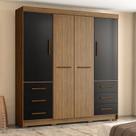 Guarda Roupa Casal 4 Portas 6 Gavetas Estrela Guarda Roupa Casal 4 Portas 6 Gavetas Estrela